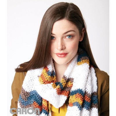 CROCHET PATTERN - Caron Simply Soft  Stripes - Chevron Stripes