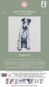 Cecil Aldin Man's Best Friend Cross Stitch Kit - Barney