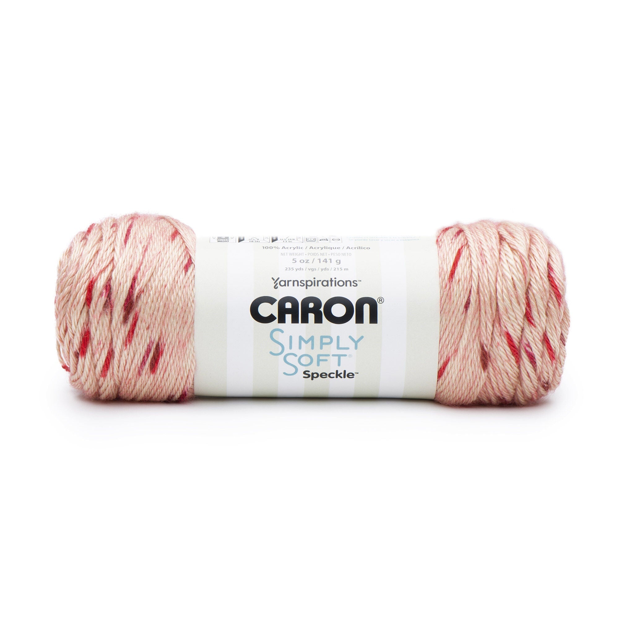 Caron Simply Soft Aran Knitting Yarn 141g - Speckle