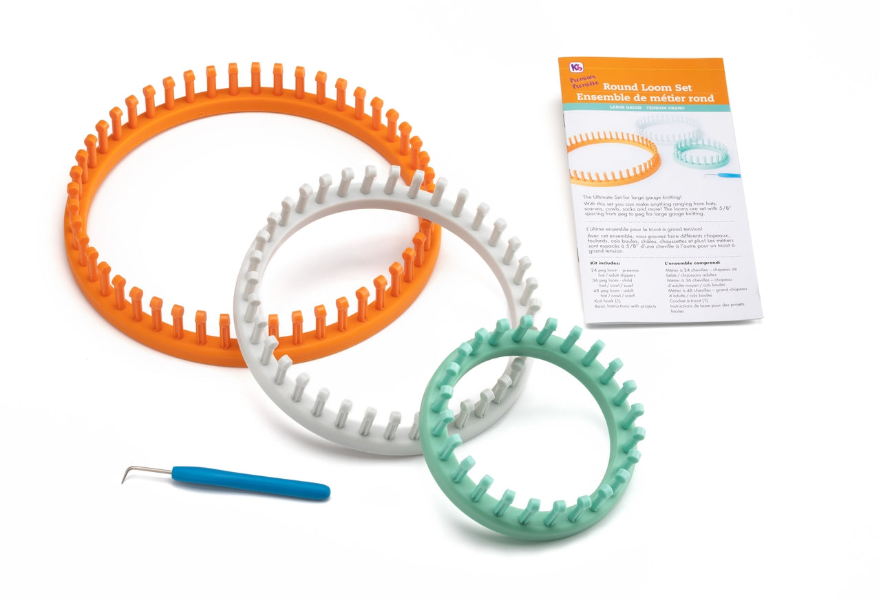 KB Looms - Premium Chunky Round Loom Set