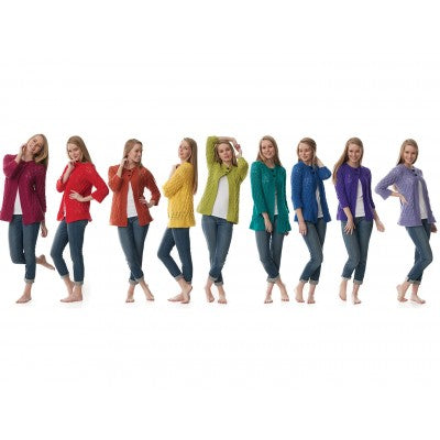 KNITTING PATTERN - Caron Simply Soft - Comfy Cardi