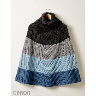 KNITTING PATTERN - Caron Simply Soft - Cosy Cowl Cape