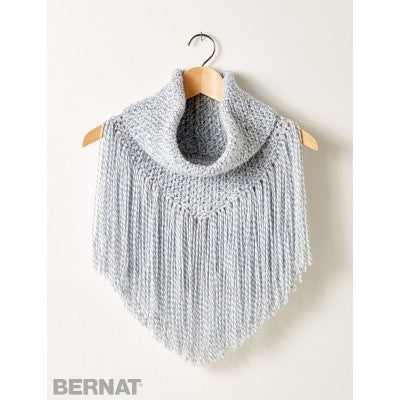 CROCHET PATTERN - Super Value - Cosy Fringed Cowl
