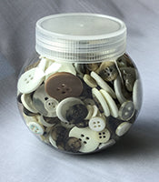 Assorted Button Jars 120g