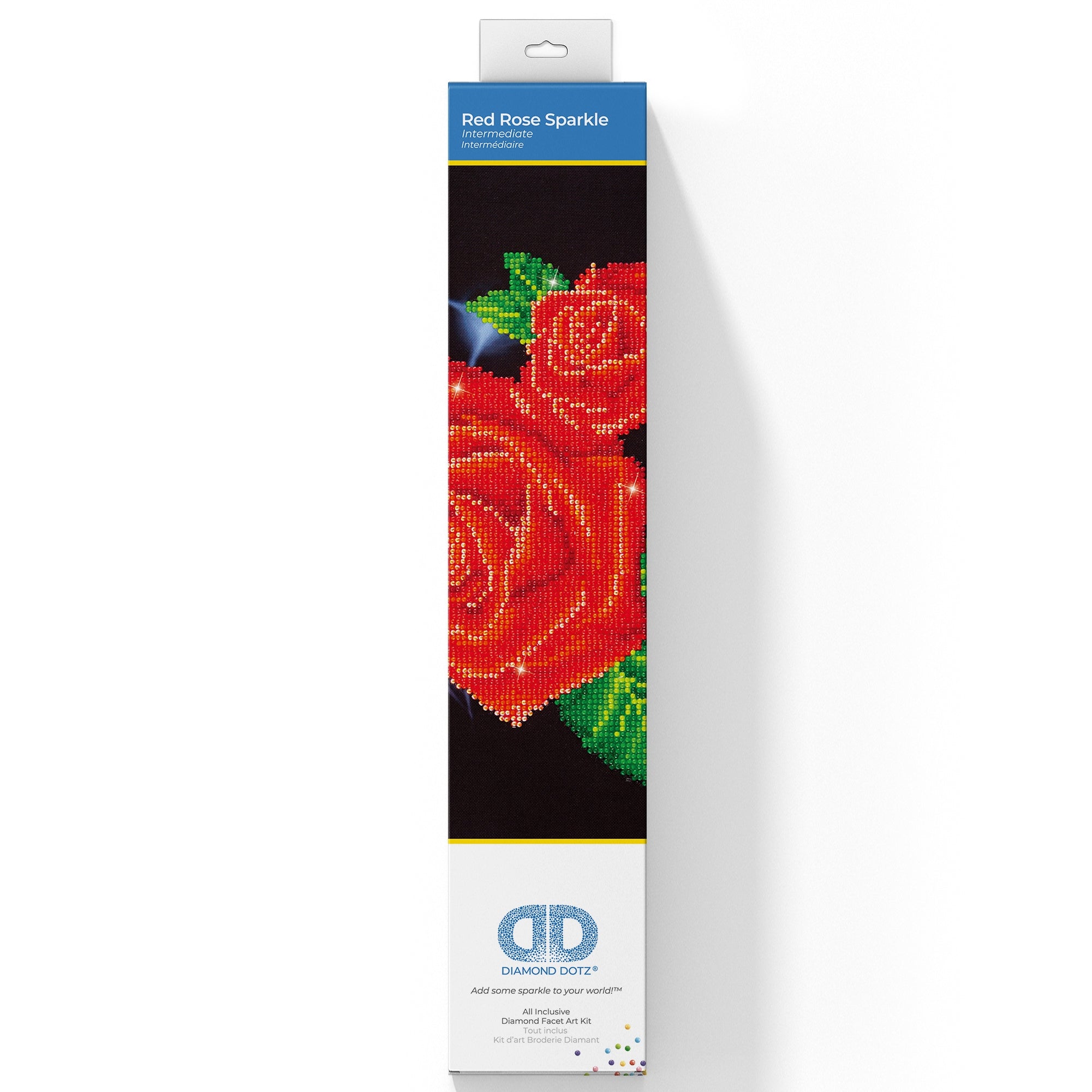 Diamond Painting Kit: Red Rose Sparkle