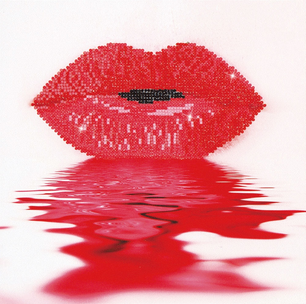 Diamond Painting Kit: Hot Lips