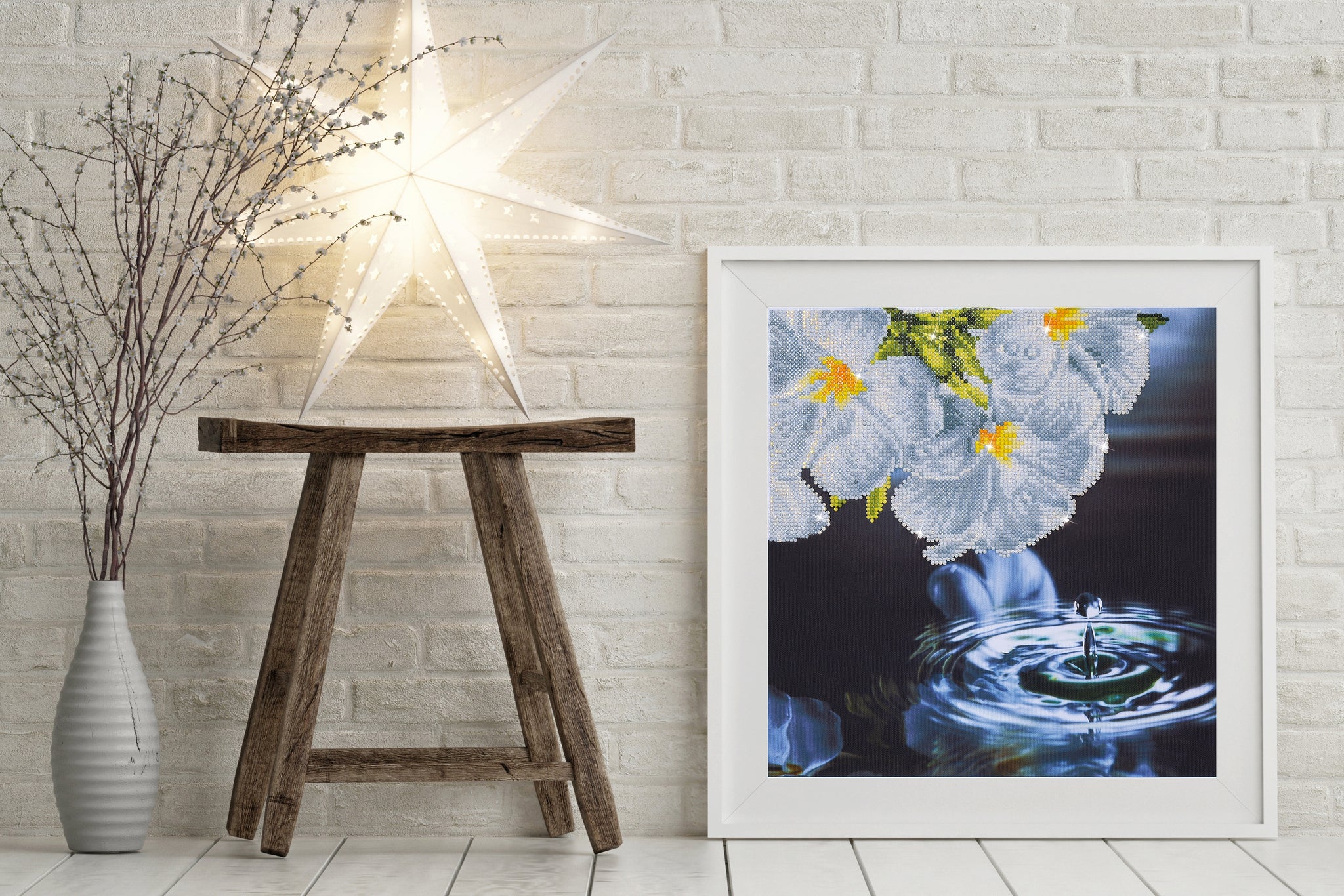 Diamond Painting Kit: Water Droplet