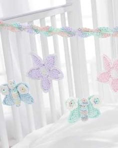 CROCHET PATTERN - Lily Sugar 'n Cream - Baby's Crib Mobile