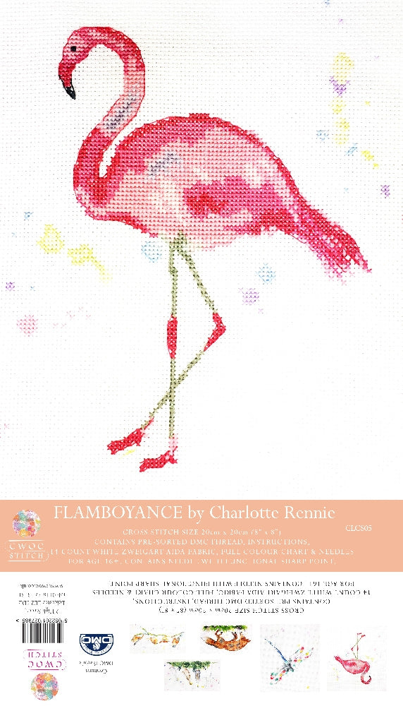 Charlotte Rennie Counted Cross Stitch - Flamboyance