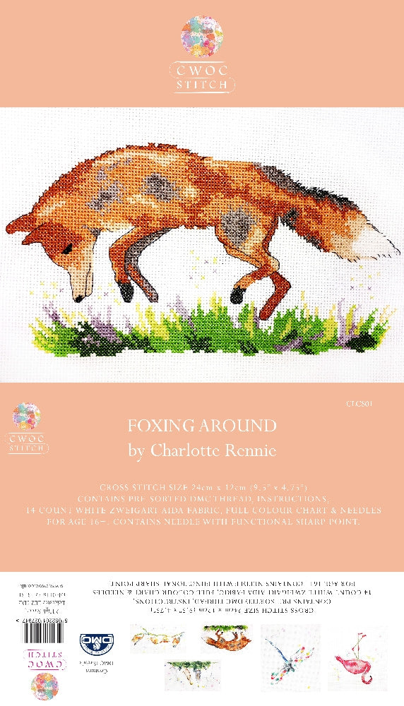Charlotte Rennie Counted Cross Stitch - Foxing Around