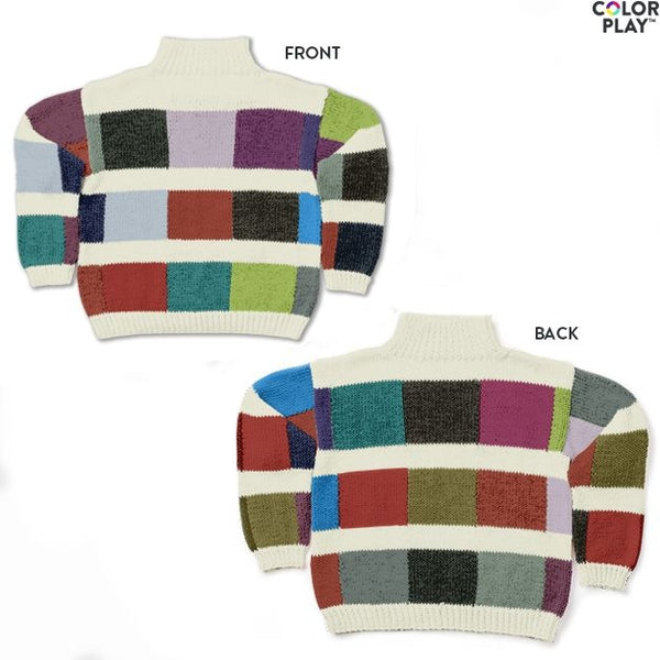 KNITTING PATTERN - Caron x Pantone Colour Swatch Knit Sweater