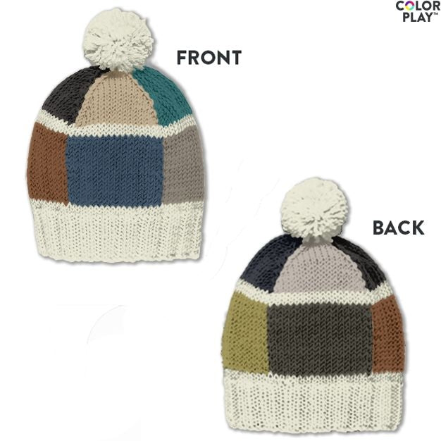 KNITTING PATTERN - Caron x Pantone Colour Chip Knit Hat