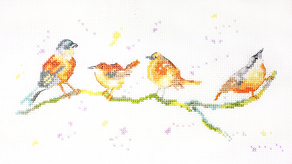 Charlotte Rennie Counted Cross Stitch - Birds Of A Feather