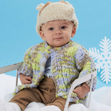 Bernat One Piece Baby Cardigan, Up to 24 Mos