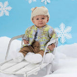 Bernat One Piece Baby Cardigan, Up to 24 Mos