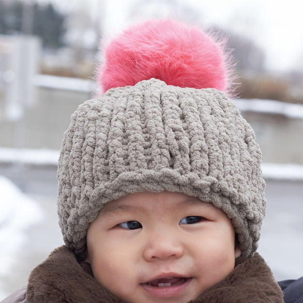 Bernat Big Stitch Baby Hat, Up To 18/24 Mos