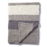 KNITTING PATTERN DOWNLOAD - Bernat Hiberknit Knit Blanket