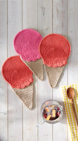 CROCHET BOOK - Lily Sugar 'N Cream Let's Dish