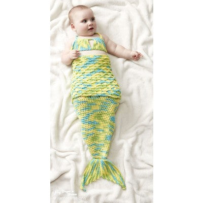 CROCHET PATTERN - Lily Sugar 'n Cream - Tiny Mermaid Costume