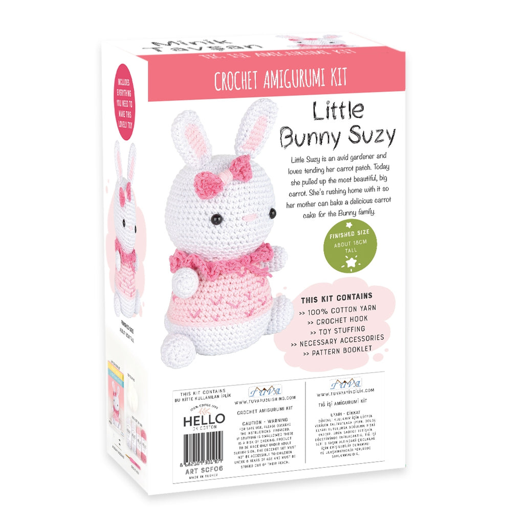 Sweet Crochet Friends Amigurumi Crochet Kit - Little Bunny Suzy