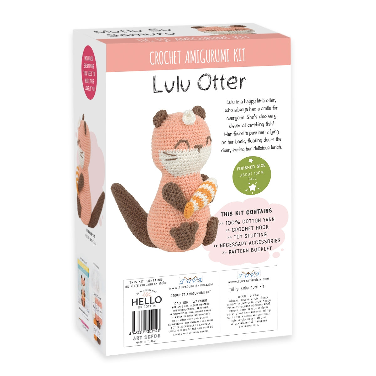 Sweet Crochet Friends Amigurumi Crochet Kit - Lulu Otter
