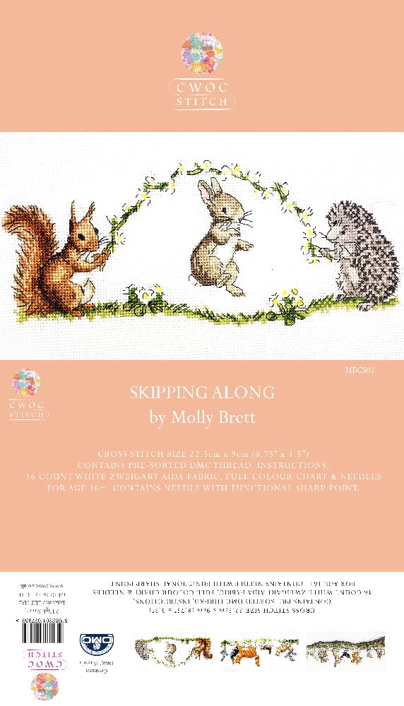 Molly Brett Counted Cross Stitch - Skipping Along