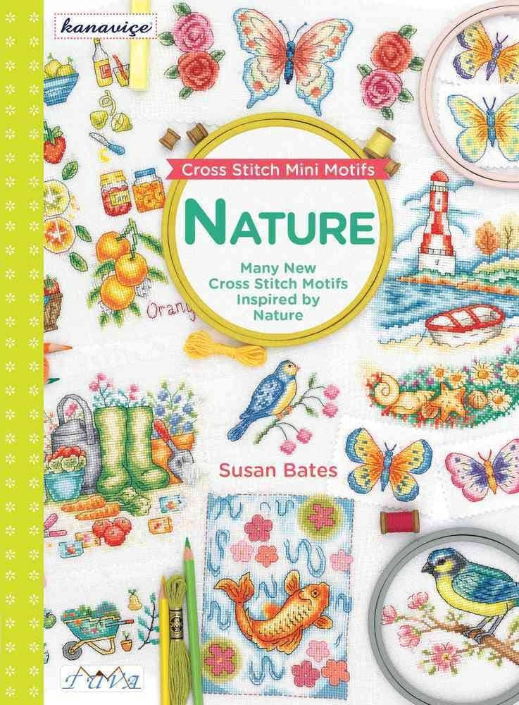7 Books - Cross Stitch Motif Book Collection