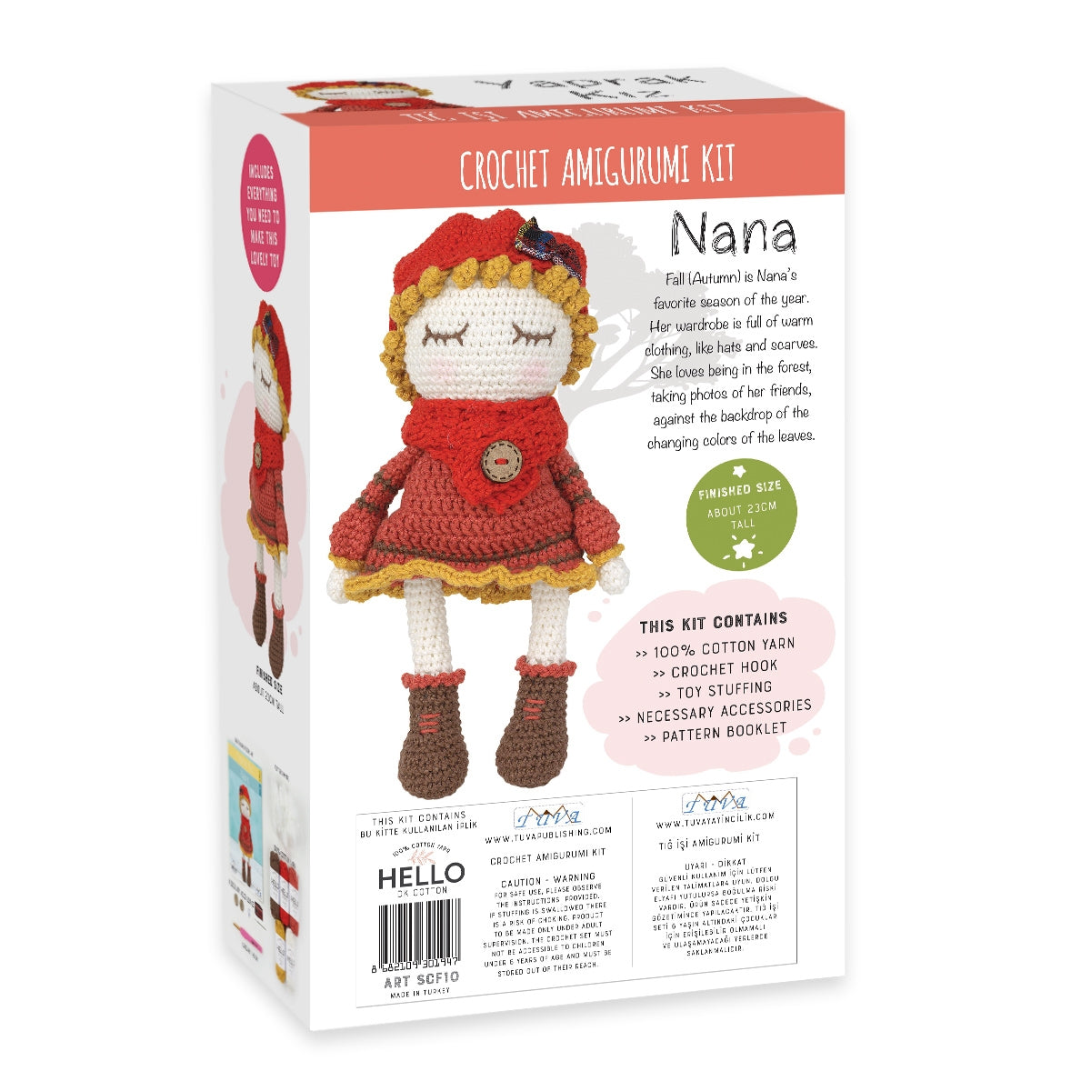 Sweet Crochet Friends Amigurumi Crochet Kit - Nana