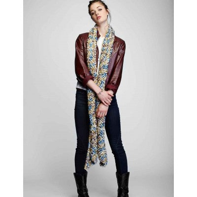 CROCHET PATTERN - Blissful - On the Bias Scarf