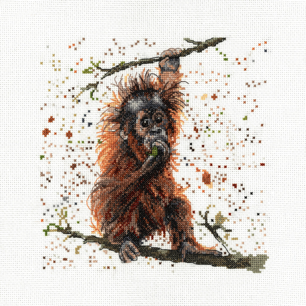 Bree Merryn - Counted Cross Stitch Kit - Otis The Orangutan
