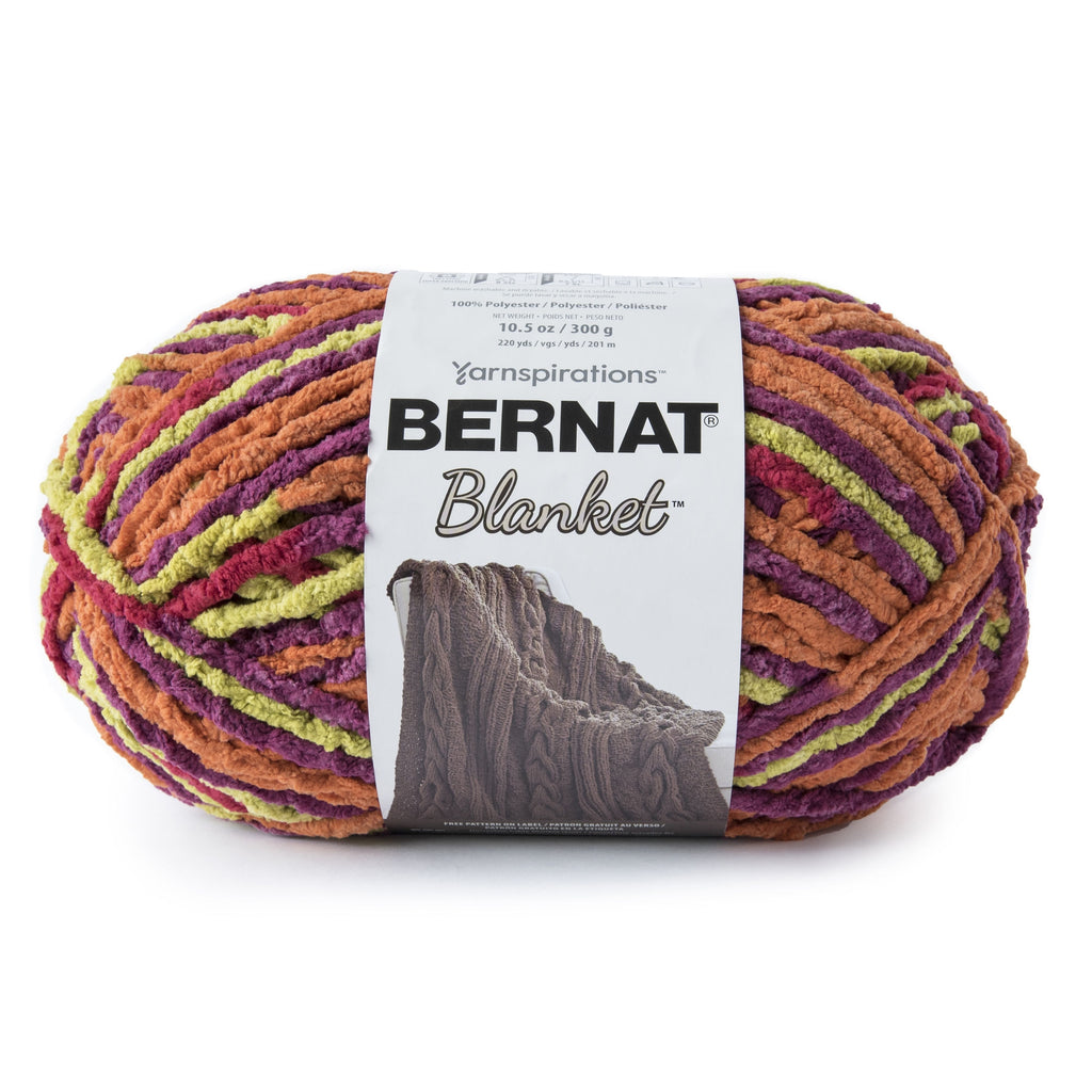 Bernat Blanket Big Yarn (300g/10.5oz),Purple Moonlight