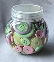 Assorted Button Jars 120g