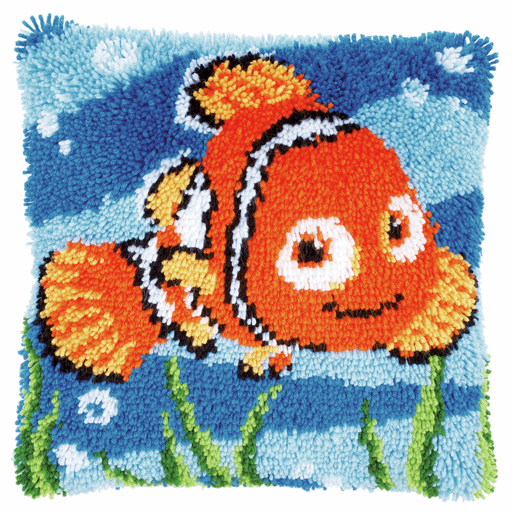 Vervaco Latch Hook Cushion Kit - Disney: Nemo PN-0014627