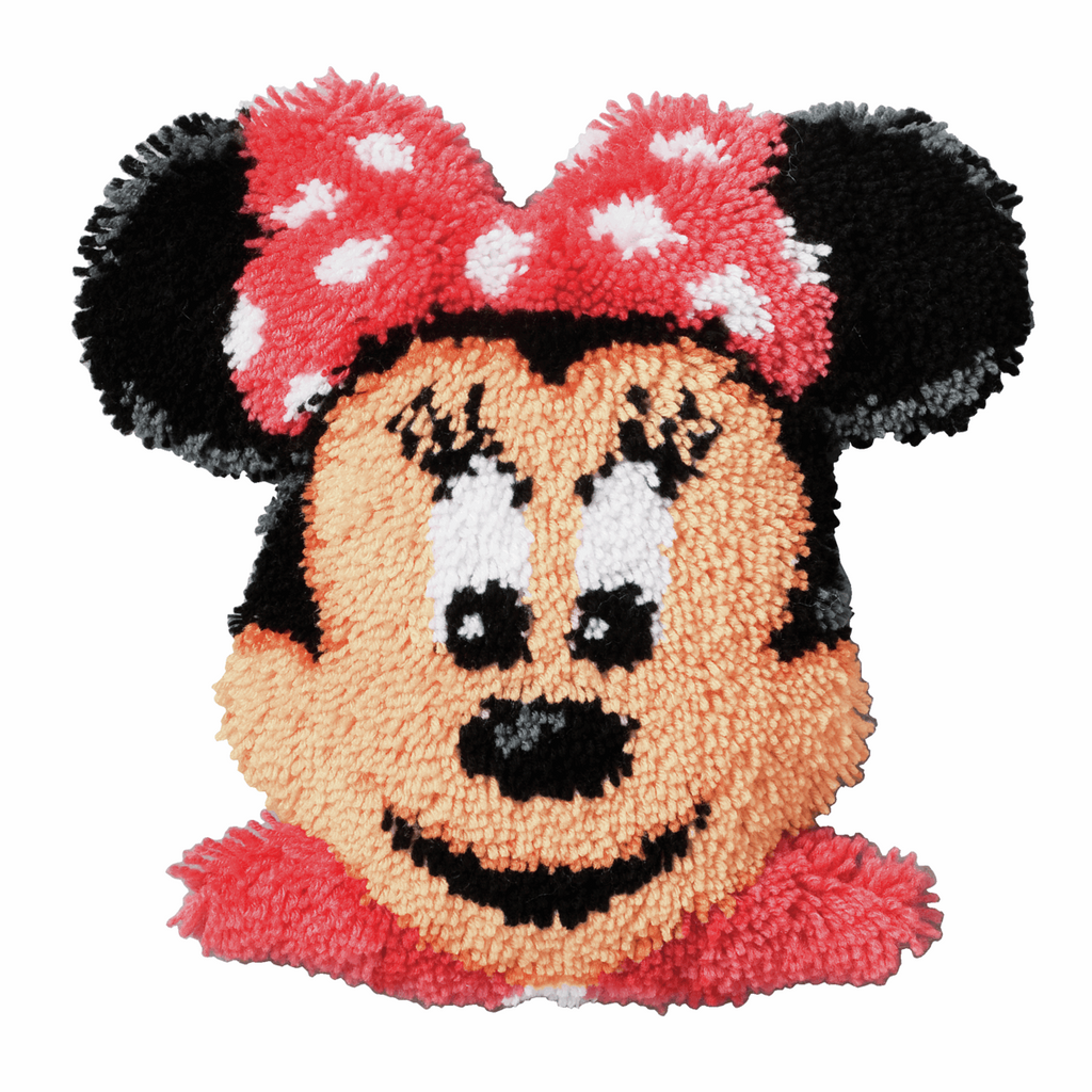 Vervaco Latch Hook Shaped Cushion Kit - Disney: Minnie Mouse PN-0014641