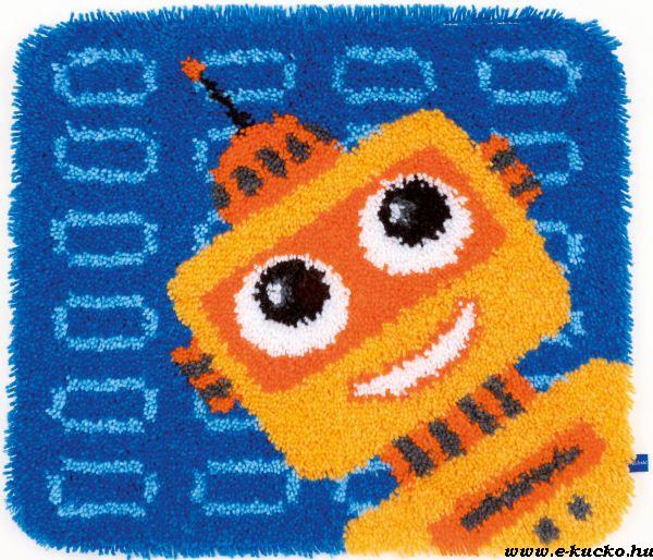 Vervaco Latch Hook Rug Kit Funny Robot PN-0150161