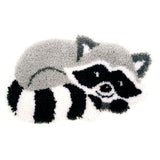 Vervaco Latch Hook Kit: Shaped Rug: Raccoon PN-0156421