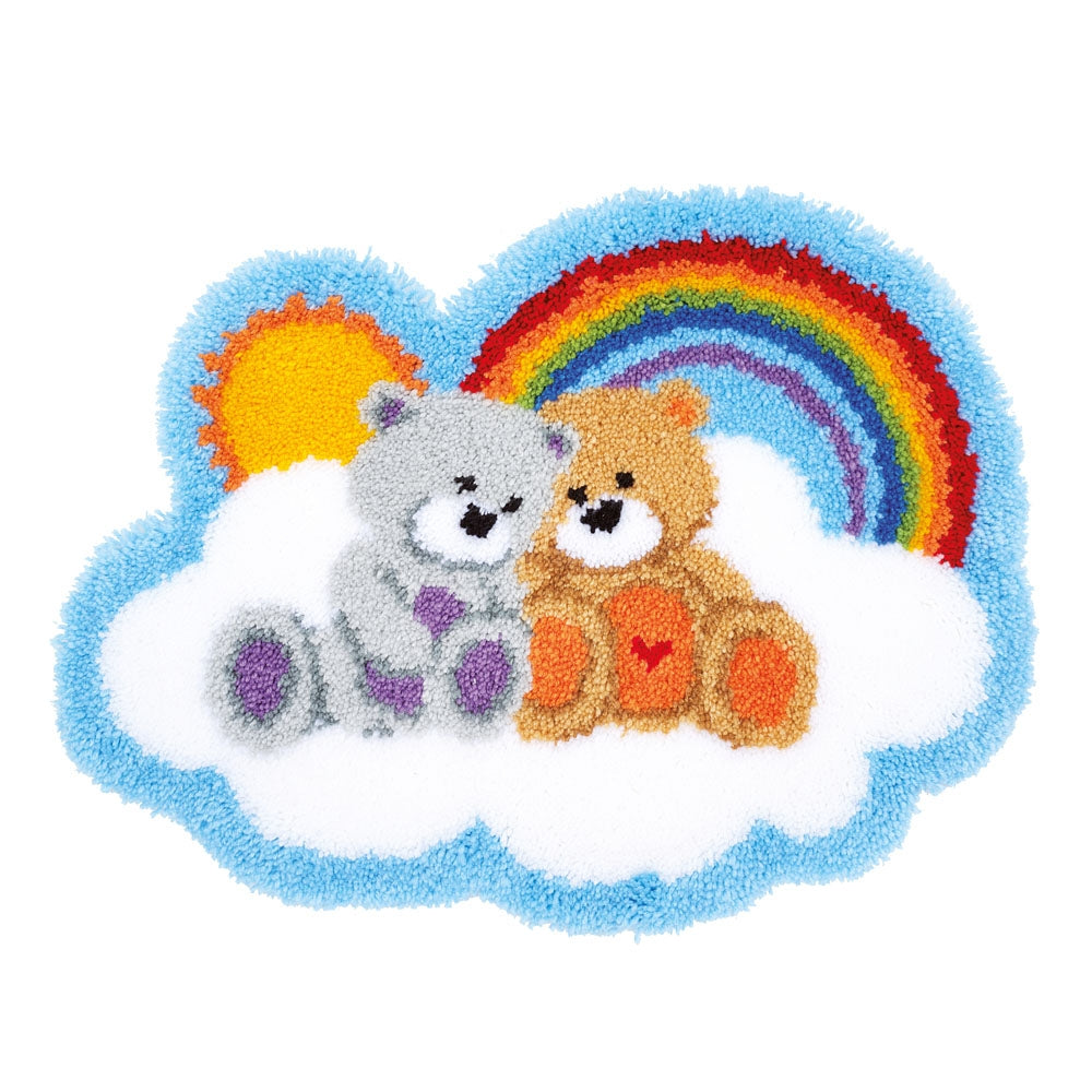 Vervaco Latch Hook Kit: Shaped Rug: Care Bears PN-0166078