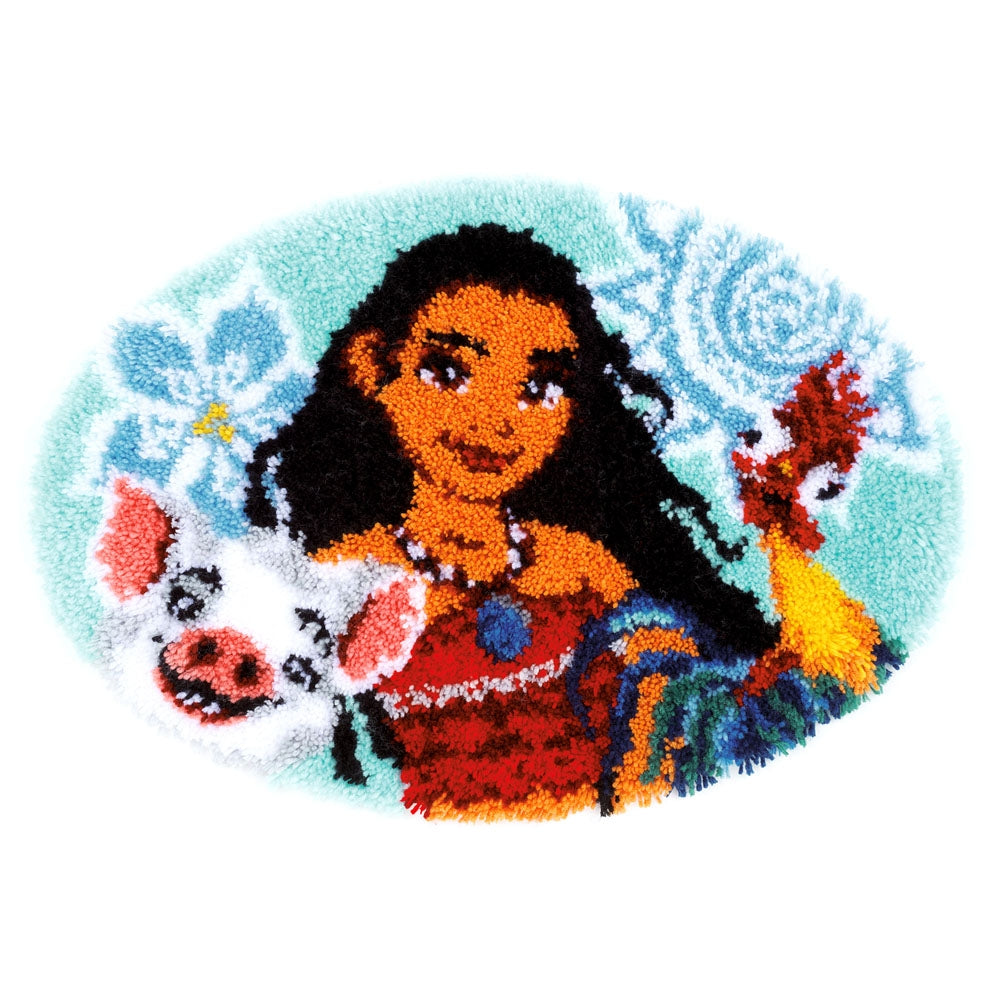 Vervaco Latch Hook Shaped Rug Kit - Disney: Moana PN-0168698