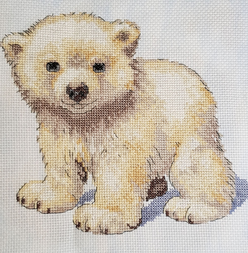 Animal Magic - Counted Cross Stitch Kit - Polar Bear Cub