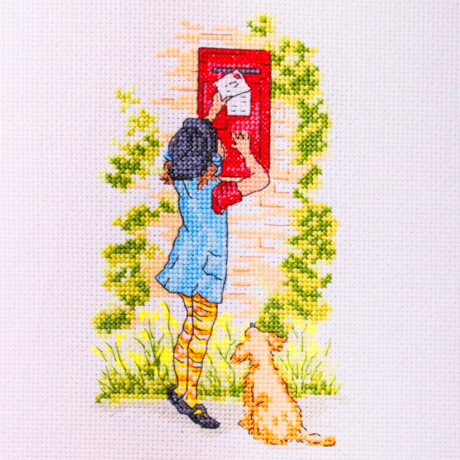Elizabeth Davies Counted Cross Stitch Kit - Pretty Postcards