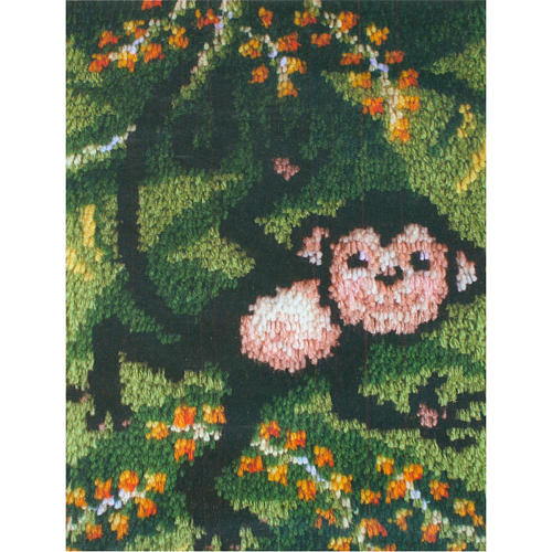 Wonderart Latch Hook Rug Kit Swingin' 38x50cm