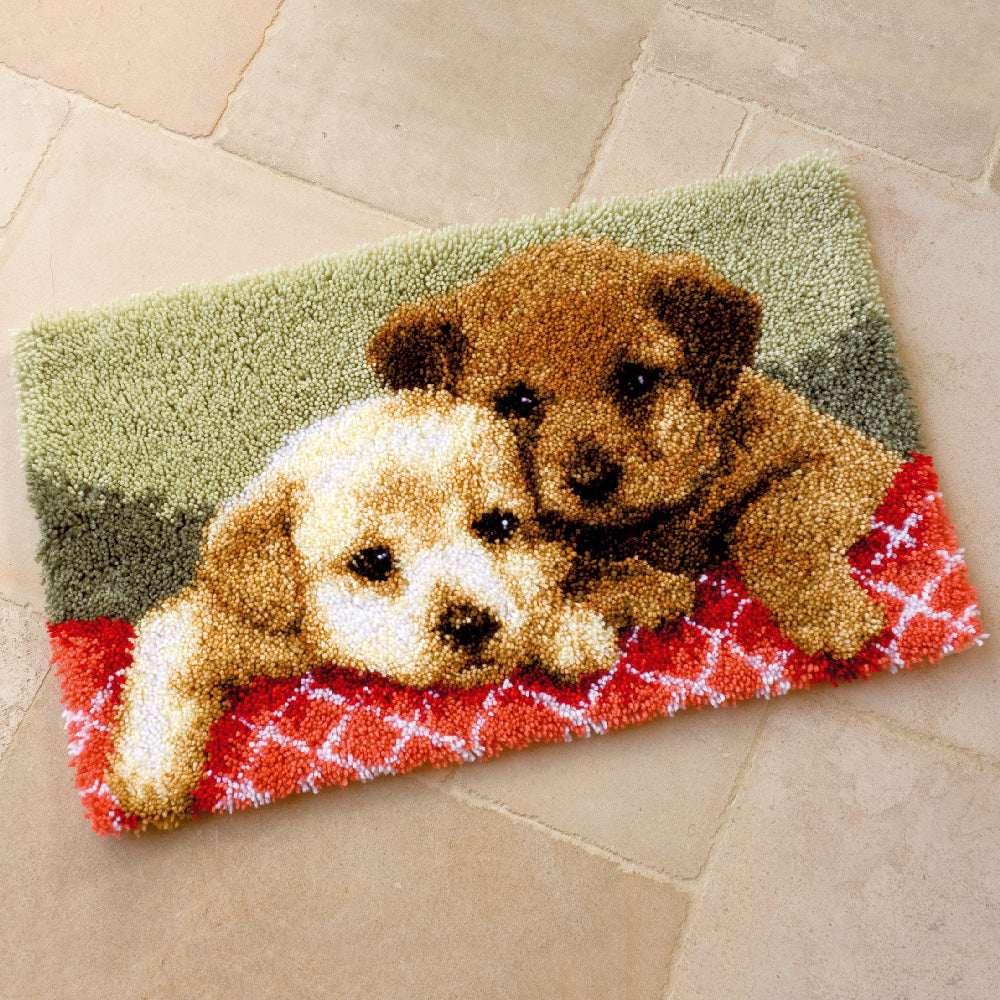 Vervaco Rug Kit Puppies 70x45 PN-0143943 - Readicut