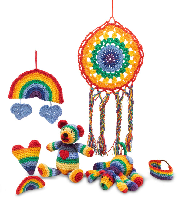 Rainbow Dreams 7 Pattern Crochet Kit