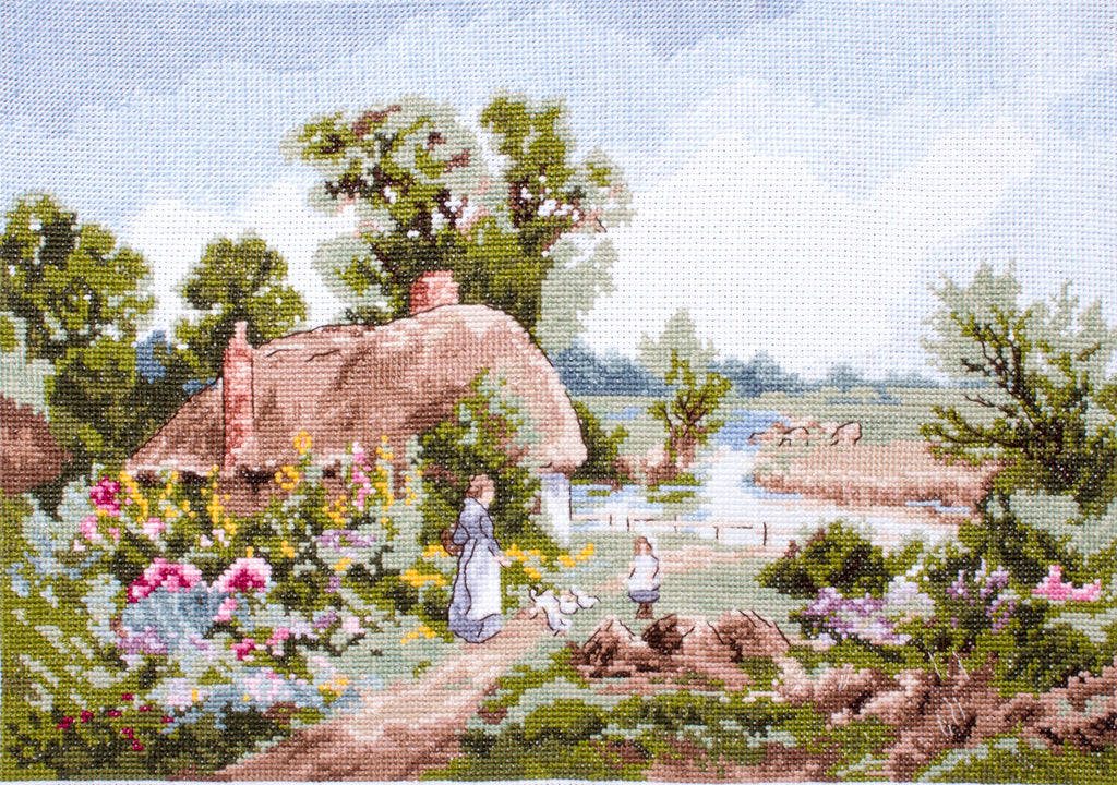 Rural England Counted Cross Stitch Kit - The Croft