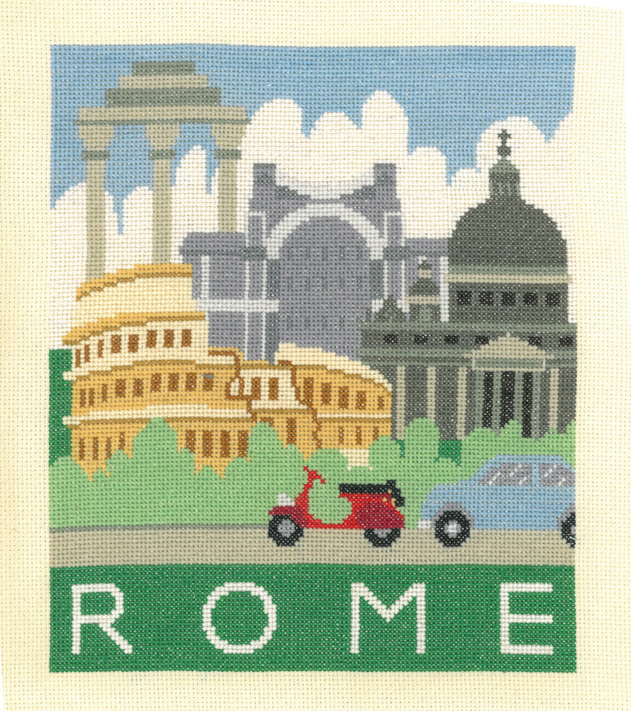 Cityscapes - Counted Cross Stitch Kit - Rome