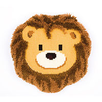 Vervaco Latch Hook Kit - Lion Cushion