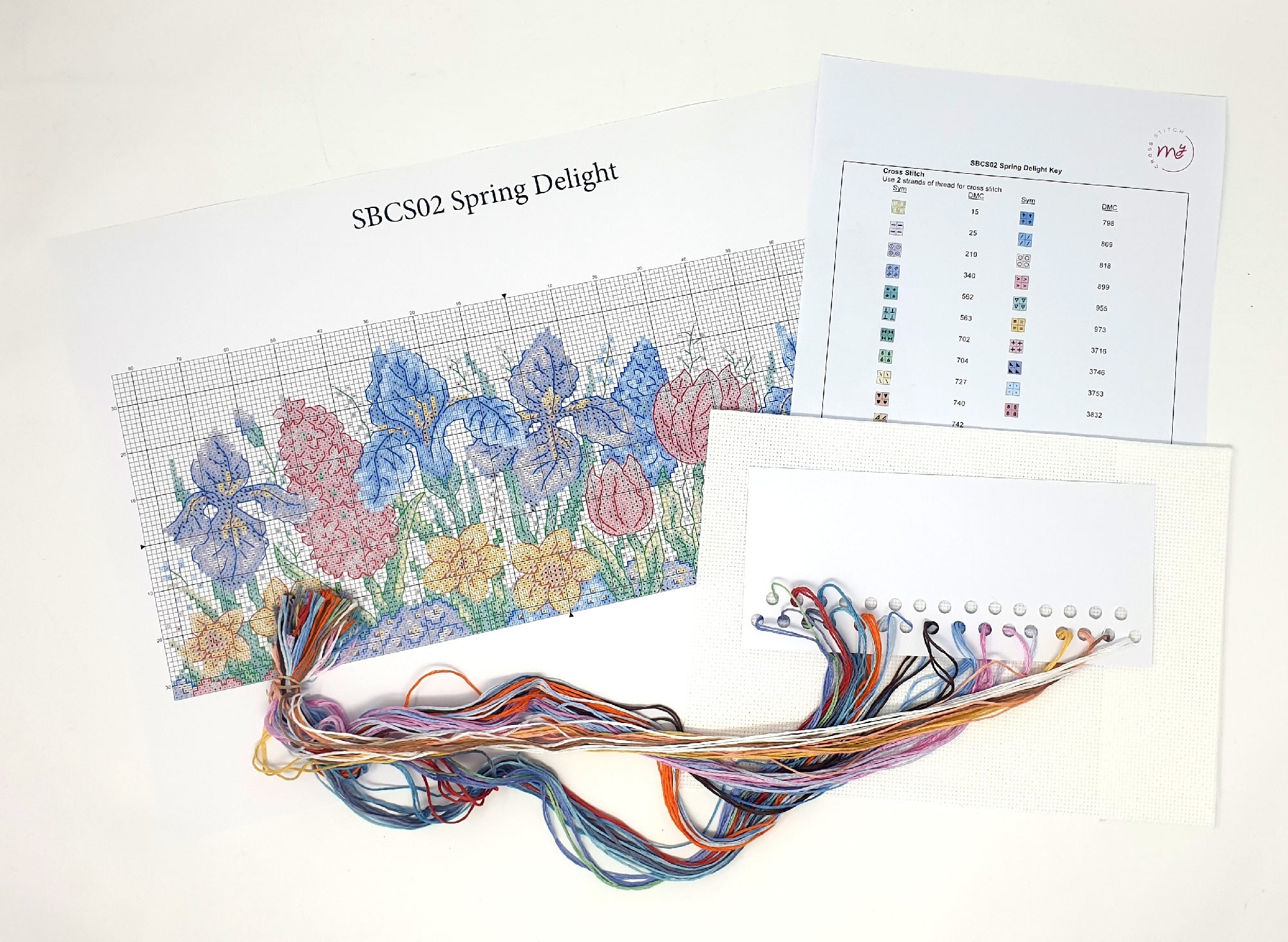 My Cross Stitch - Contemporary Floral - Counted Cross Stitch Kit - Summer Bouquet