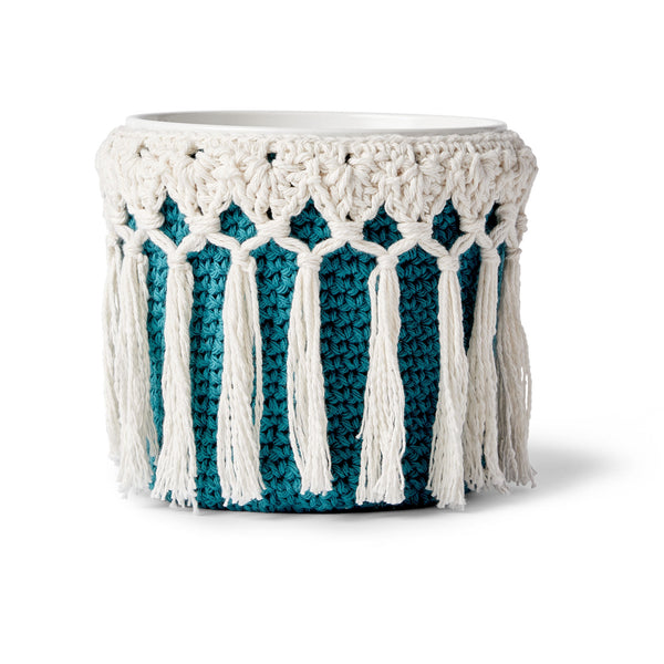 CROCHET PATTERN - Large Potted Plant Crochet Cozy