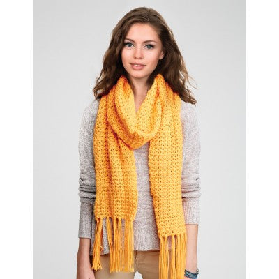 CROCHET PATTERN - Caron - Straight Up Scarf Crochet Pattern