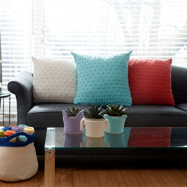 Lily Sugar'n Cream Knit Pillow Trio